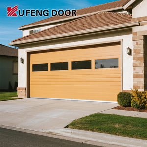 Portes <span class=keywords><strong>de</strong></span> <span class=keywords><strong>garage</strong></span> <span class=keywords><strong>en</strong></span> panneaux <span class=keywords><strong>d</strong></span>'acier à bas <span class=keywords><strong>prix</strong></span>, anti-pincement, isolées, avec fenêtres, pour entrepôt - Product Image 6