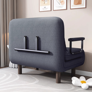 Sofá cama plegable moderno y cómodo de 1 pieza con cama extraíble para alquiler pequeño estilo minimalista - Product Image 3