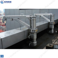 Monté sur Parapet BMU Système de nettoyage de façade Système de bras de bossoir en aluminium