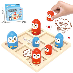 <span class=keywords><strong>Juego</strong></span> <span class=keywords><strong>de</strong></span> <span class=keywords><strong>mesa</strong></span> educativo interactivo Tic Tac Toe Eat Little Wolf, regalo <span class=keywords><strong>de</strong></span> Navidad para 2-4 años, caja <span class=keywords><strong>de</strong></span> color empaquetada - Product Image 3
