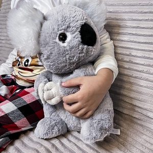 Peluche de <span class=keywords><strong>Koala</strong></span> Huggable con orejas grises, peluche suave de oso <span class=keywords><strong>koala</strong></span>, juguete personalizado con logo - Product Image 2
