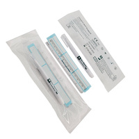 Marqueur cutané chirurgical stérile à encre violette, marqueur UV invisible, règle, effaçable à sec et à l'eau, certifié ISO9001, 0,5 mm/1 mm