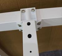 Vente en gros d'usine de meubles de bureau en métal jambes carrées jambes de banc en acier en forme de U pour bureau