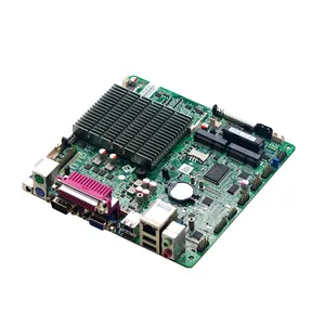 X86 J1900 procesador 4 Core dual Ethernet pos placa base mini ITX máquina de publicidad sin ventilador placa base