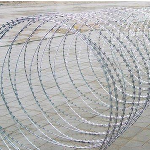 Hoja de afeitar <span class=keywords><strong>Concertina</strong></span> Alambre de afeitar Cercado DE SEGURIDAD Alambre de púas con longitud de lengüeta 10mm-65mm y espacio de lengüeta 10cm-14cm - Product Image 4