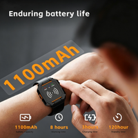 Lector de RFID UHF Portátil y Compacto con Sistema Android, Resistente al Agua IP65, Escáner de Reloj de Pulsera para Gestión de Inventario y Gestión de Activos