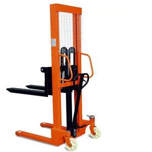 Apilador manual de 1-3 toneladas con sistema de frenos: seguro para cargar/descargar en pisos planos - Product Image 5