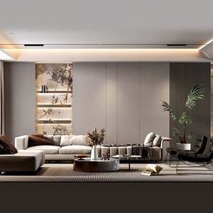 Armoires de chambre à coucher modernes de luxe, style bois, pour la maison, la villa, l'appartement, l'hôtel, utilisation de meubles - Product Image 4