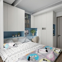 Armoire de chambre principale en bois massif, finition mate, avec système de tirage dissimulé, rangement latéral encastré et miroir