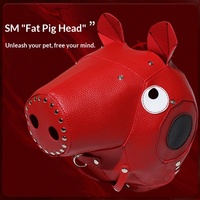 Best-seller SM Pig Hood, masque de privation sensorielle pour adultes, jeu de rôle BDSM et usage intime