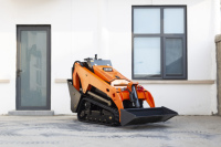 Pengiriman Gratis Harnze Diesel Crawler Loader Mini Skid Steer Loader dengan Sistem Hidrolik Penuh Mesin & Pompa Sedang Diskon