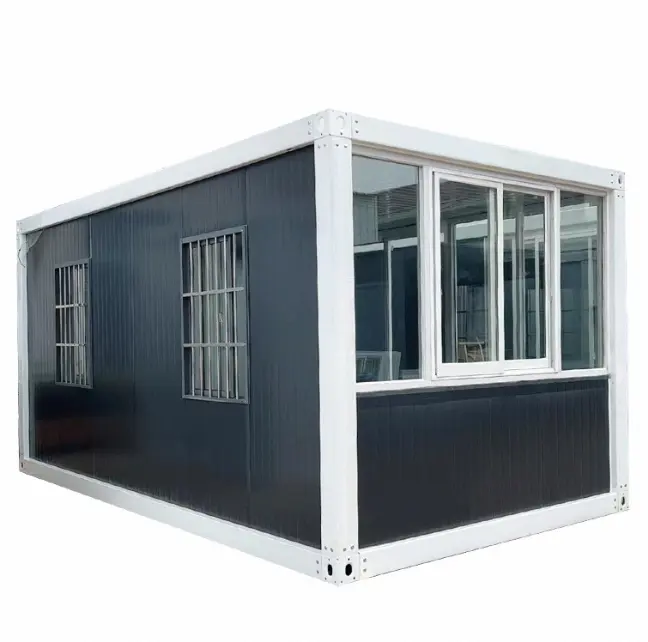 Casas prefabricadas edificio de acero convertido contenedor de envío casa aislamientos kits California para la venta