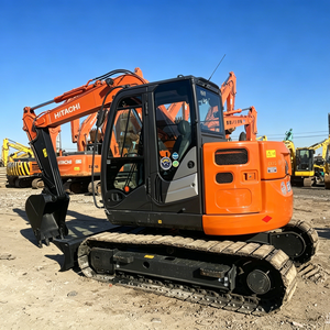 Excavatrice hydraulique sur chenilles ZX75 de 7,5 tonnes, adaptable au terrain, châssis renforcé, petite pelle pour l'élargissement de sentiers en montagne et le travail sur terrain accidenté - Product Image 6