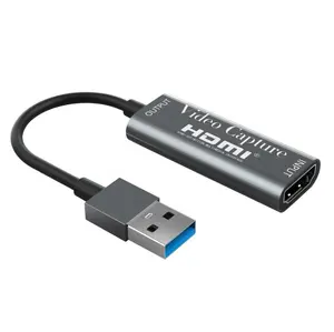 Game Live Streaming Video Opname Hdmi Video Capture Card 1080P Hd Usb 3.0 Naar Hdmi Video Capture Card Met kabel Voor Tv Gaming