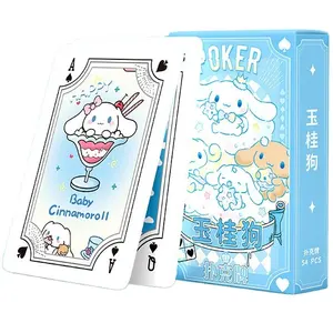 HD High Quality Cartoon Kuromi Sanrio Kirbys Creative Demon Slayer Anime One Pieced Game Playing Cards Poker Card for Family Fun