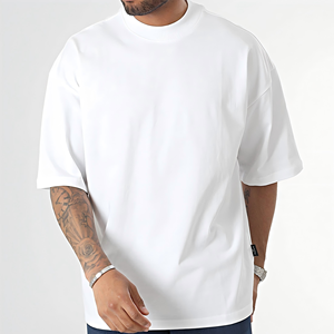 T-Shirt <span class=keywords><strong>da</strong></span> <span class=keywords><strong>Uomo</strong></span> di Alta Qualità a Girocollo <span class=keywords><strong>da</strong></span> <span class=keywords><strong>Palestra</strong></span> in Jersey Traspirante Vestibilità Ampia Stile Casual Vintage Serigrafata Modello Slim Corta Estiva - Product Image 1