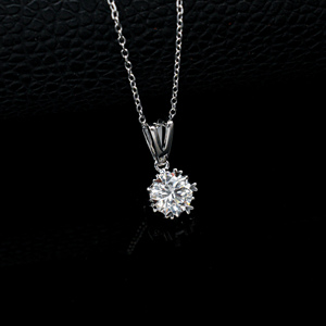 Stylish Lab Grown Diamond <b>Necklace</b> - Product Image 4