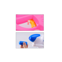 Zhiqu mignon classique été extérieur pistolet de tir à l'eau cadeaux de fête des enfants en plastique injecteur d'eau pistolet jouet pour enfants