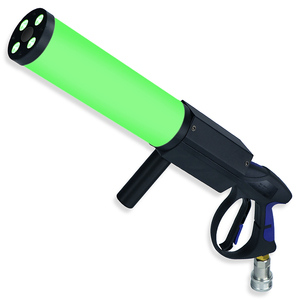 SHTX RGB büyük LED Co2 duman makinesi Gun için disko <span class=keywords><strong>dj</strong></span> gece kulübü parti sahne özel efekt metal cryo gaz sütun sis hava topu - Product Image 1