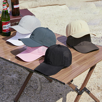 Gorra de Béisbol UV para Hombre y Mujer, Primavera-Verano, Secado Rápido, Impermeable, con Visera de Lengua de Pato, Material de Nailon Transpirable