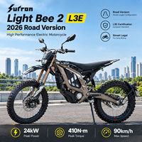 Moto électrique Surron Light Bee 2 homologuée pour la route L3E 2026 78.54V 45Ah 65kg en stock