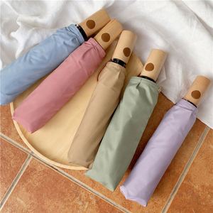 Parapluie Automatique à Ouverture et Fermeture Automatiques, Poignée en Bois, Résistant au Vent et à l'Eau, Logo Personnalisé Imprimé, Cadeaux Promotionnels - Product Image 2
