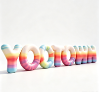 Lettres gonflables 3D étanches en PVC, décoration pour fêtes, mariages et événements en plein air, texte et couleur personnalisés disponibles