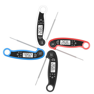 <span class=keywords><strong>Thermomètre</strong></span> numérique <span class=keywords><strong>à</strong></span> lecture instantanée avec sonde en acier inoxydable de qualité alimentaire pour la cuisson de la viande, du bœuf, du dindon, de la viande hachée, des pizzas et des grillades - Product Image 6