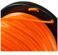 333695 Fil de Débroussailleuse en Nylon Rond de Qualité Résidentielle, 0,095 Pouce (2,4 mm), 3 Livres, Longueur de 855 Pieds, Orange