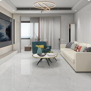 Azulejos de Porcelana, Fábrica Zibo, Minimalismo Moderno, Gris, Antideslizantes, Formato Grande 750x1500 para Piso de Sala de Estar - Product Image 2