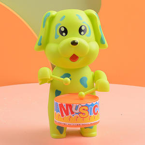 Высококачественный креативный экологичный пластиковый барабан Забавный милый кролик Заводной развивающая игрушка для детей - Product Image 5