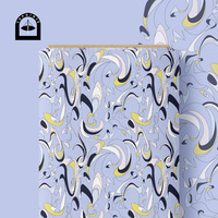 Tissu en coton floral Topoints pour robes, impression numérique, motifs personnalisés AAU