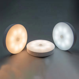 Lampe de nuit LED sans fil rechargeable à détecteur de mouvement magnétique, intensité variable, 3 couleurs, pour armoire, chevet, escalier, mur, chambre - Product Image 2