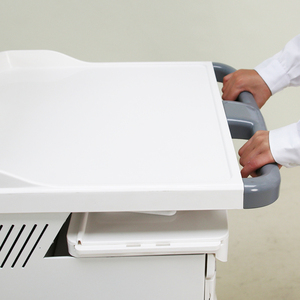 Carro de ordenador médico multifuncional ABS duradero de buena calidad, carro móvil para ordenador portátil, estación de enfermera, carro de instrumentos de monitoreo - Product Image 2