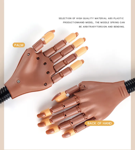 <span class=keywords><strong>Mano</strong></span> de práctica para uñas acrílicas, ajustable, Flexible, para <span class=keywords><strong>manicura</strong></span>, 100 puntas - Product Image 5
