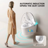 Porcelaine murale sans presse à eau Limitée Réservoir d'eau caché Intelligent Inodoro Salle de bain Céramique WC suspendu au mur Toilette intelligente