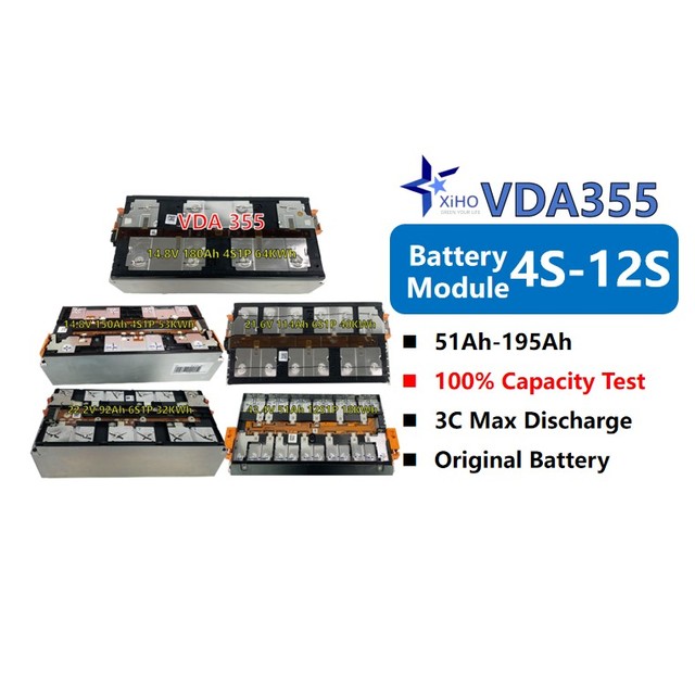 Xiho Catl Calb 150Ah 153Ah 177Ah 180Ah 147Ah 14.8V 22.2V 44.4V 4S1P 6S1P 12S1P NMC Lithium Battery Module Ncm 811 Nissan Leaf