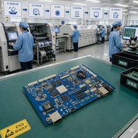 Produttore di Schede a Circuito Stampato Multistrato Personalizzate (PCBA) - Materiale Rogers con Finitura Superficiale ENIG RF/EMI