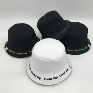 All Around Brim Embroidery Logo Bucket Hat Wholesale Bob Hat For Men And Women