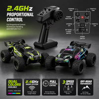 Voiture RC 4x4 Brushless Haute Vitesse 1:16 70km/h, Monster Truck Tout-Terrain 2.4G, Buggy de Course Rapide 3 Vitesses, Jouet Électrique 4x4 pour Passionnés