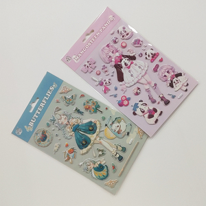 Autocollants de décoration gonflés pour téléphone portable, dessin animé mignon fille - Product Image 2