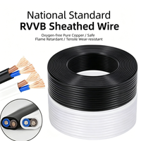 Fabrik-Großhandel RVVB Mehradriges Parallel-Flachkabel 16 AWG PVC-Isoliert und -Ummantelt Flammhemmend Reines Kupferkabel