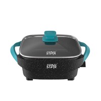 WINNING STAR ST-9802 Nouvelle Arrivée Poêle de Cuisson Chaude Cuisson Électrique Multifonction 1600W Poêles Électriques Antiadhésives