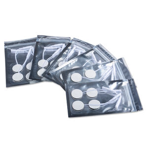 CE ha approvato piccoli cuscinetti appiccicosi in Gel Non tessuto per conduttivi con tappo/perno da 2.0mm riutilizzabili con cuscinetti rotondi per elettrodi di 2.5cm di diametro - Product Image 4