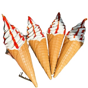 Red Berry Strawberry Jam Sweet Soft Serve 8.6inch Faux Props Festival Gathering Model White Original Food Shops Decoration Play - Product Image 1
