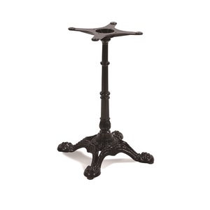 Table de patio en fonte Socles d'extérieur Café Base de table en métal noir Aluminium Acier Salon Atelier Blanchisserie Ferme - Product Image 2