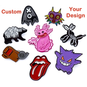 Business Custom <b>Badge</b> Lapel Brooch <b>Pin</b> Gold Metal Medal Crafts Hard Enamel UV Printed Clutch Logo <b>Pin</b> - Product Image 3