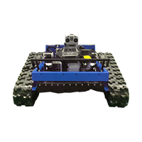 Tondeuse à gazon robotisée sans fil à essence portable, petite tondeuse à gazon télécommandée pour jardin