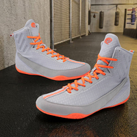 Chaussures de boxe personnalisables de haute qualité, respirantes, légères et résistantes à l'usure, fabriquées sur mesure par le fournisseur