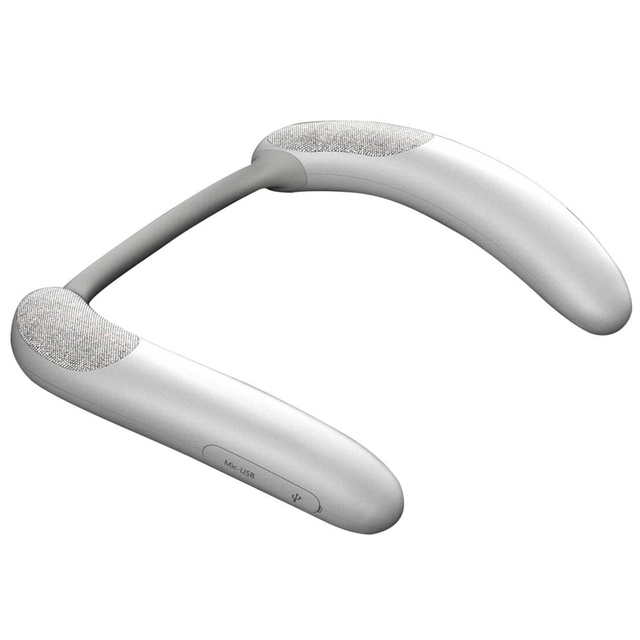 Wireless Neckband Speaker for 5.3 6W Stereo Gaming Computer Portable with up to 8 Hours Playtime